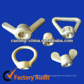 Machined brass casting bolt